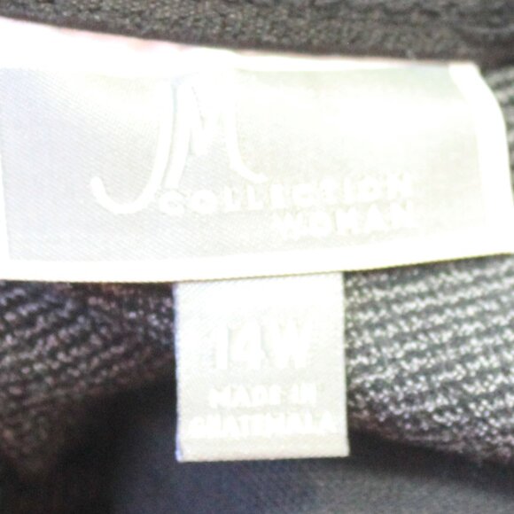 #408 JM Collection Grey Dress Pants Size 14W - Picture 6 of 8